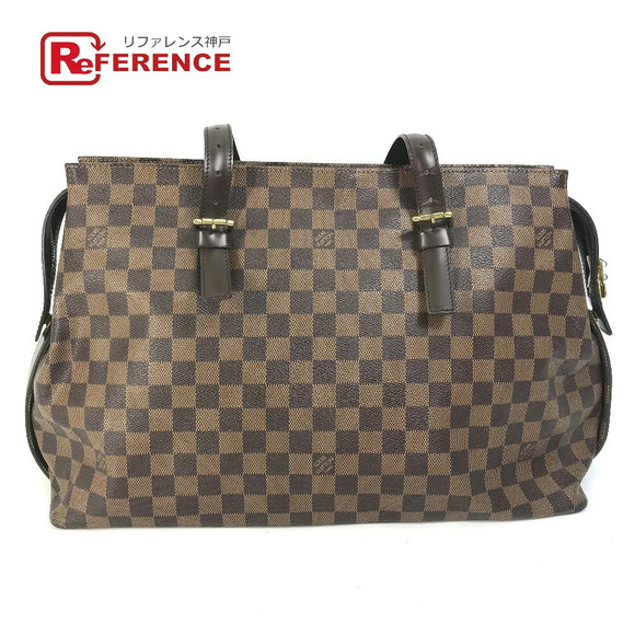 Louis Vuitton Handbags - Louis Vuitton Damier Chelsea Shoulder Bag Tote Canvas Ebene Brown